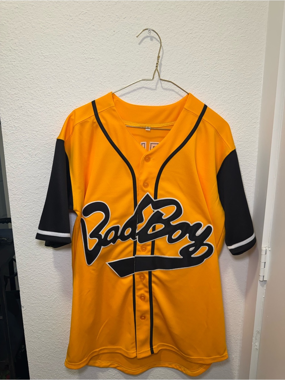 Bad Boy Women's Yellow & Black Baseball Jersey